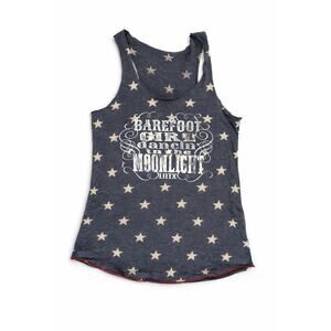 Barefoot Girl Dancing in the Moonlight Racerback Tank Top L/XL